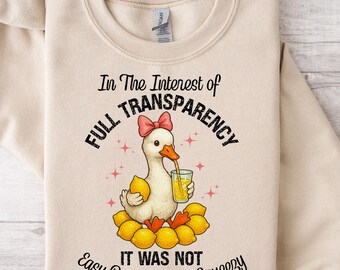 In The Interest of Full Transparency It Was Not Easy Peasy Lemon Squeezy PNG, Funny Sarcastic Goose png, Retro Lemon Humor Summer png