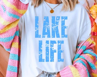 Lake Life PNG, Cute Summer Lake Shirt Design, Boat Life PNG, Lake Bum Sublimation, Retro Lake PNG, Trendy Summer Shirt Design
