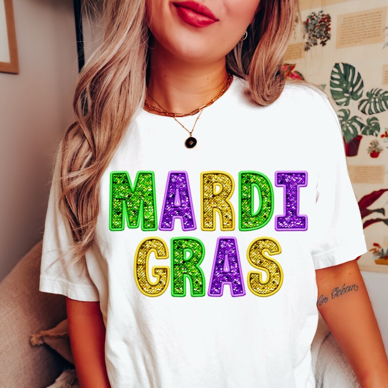 mardi gras sequins overalls