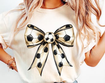 Soccer Coquette Bow PNG Vintage Soccer Bow png Sublimation, Coquette Soccer Png Shirt Design, Soccer Mama Png Download, Soccer Sublimation