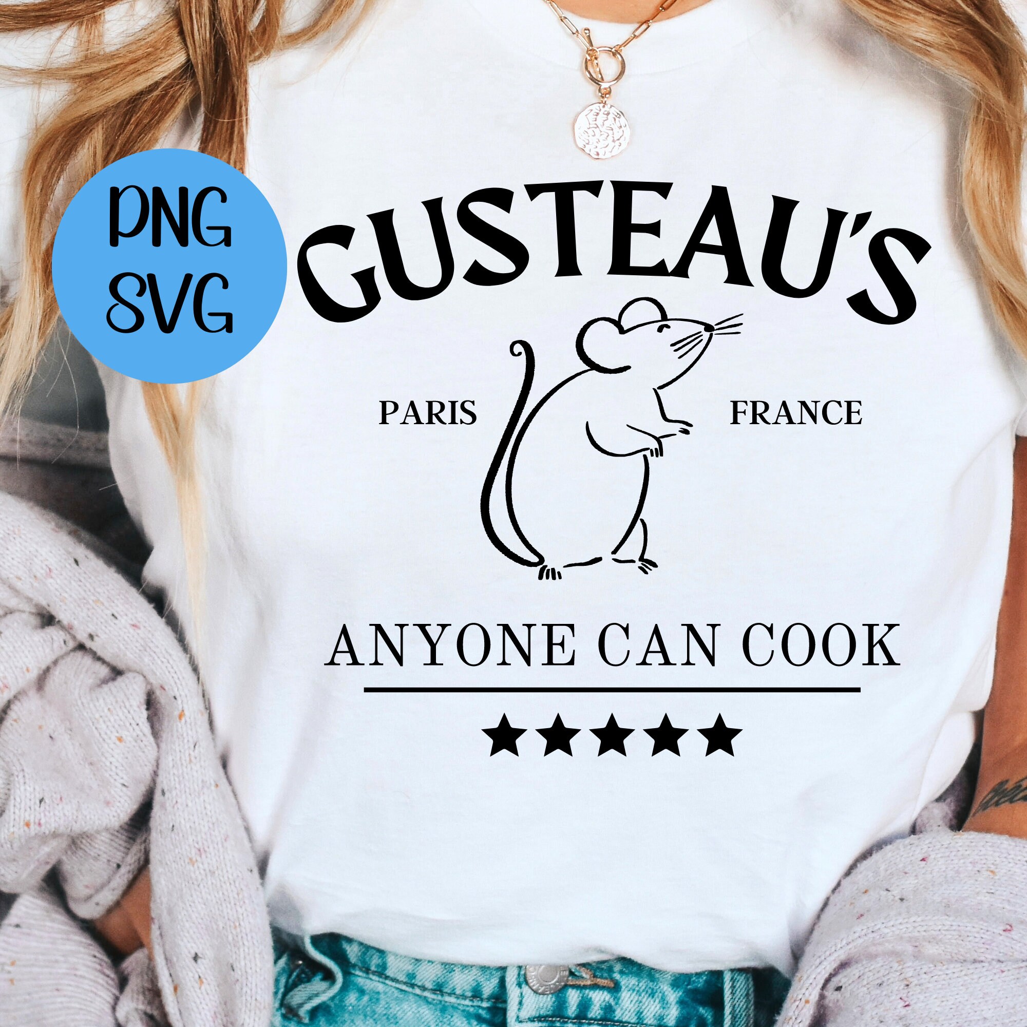 Gusteau's SVG PNG Digital Download Anyone Can Cook Digital Instant ...