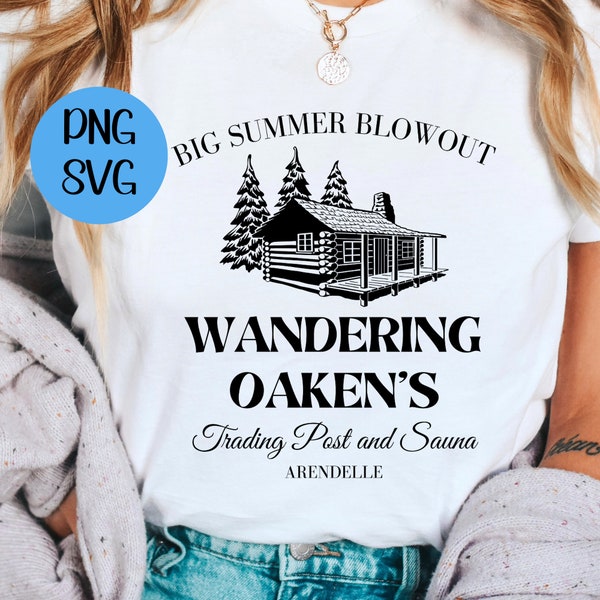 Wandering Oaken's SVG PNG Digital Download Oakens Trading Post Sauna PNG