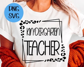 Insegnante di scuola materna PNG SVG Download digitale Ritorno a scuola Insegnante Camicia PNG