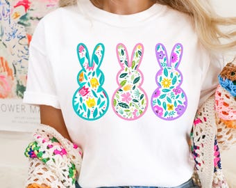 Easter Bunny Png, Cute Easter Bunnies Shirt Design, Easter Png, Sublimation, Digital Download Sparkly Faux Sequins Bunny PNG