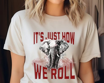 Alabama Shirts, Alabama Football T-shirt, Unisex Alabama Shirt, Game Day, Roll Tide Tee. Game Day shirt, This is How We Roll