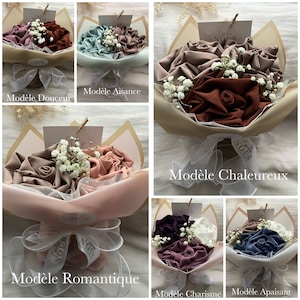 Bouquet hijabs en soie de médine (Livraison à domicile via Colissimo) | Bouquet de voiles