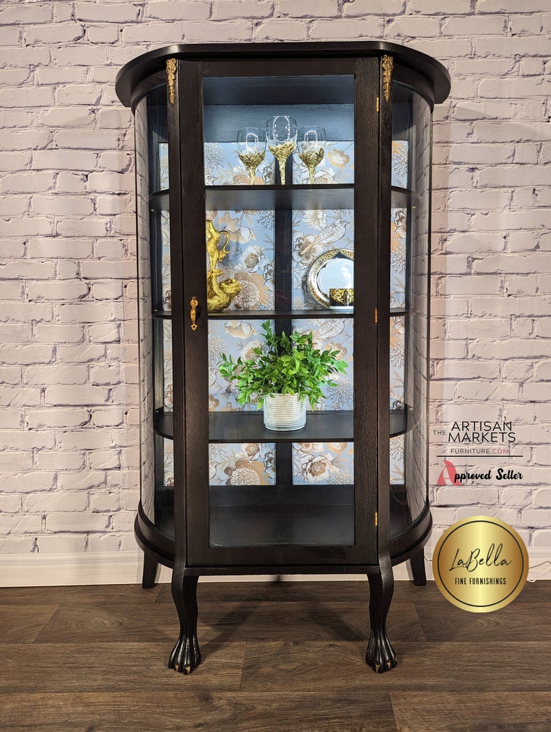 Curved Glass Display Etsy