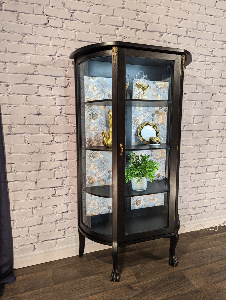 Curved Glass Display Etsy