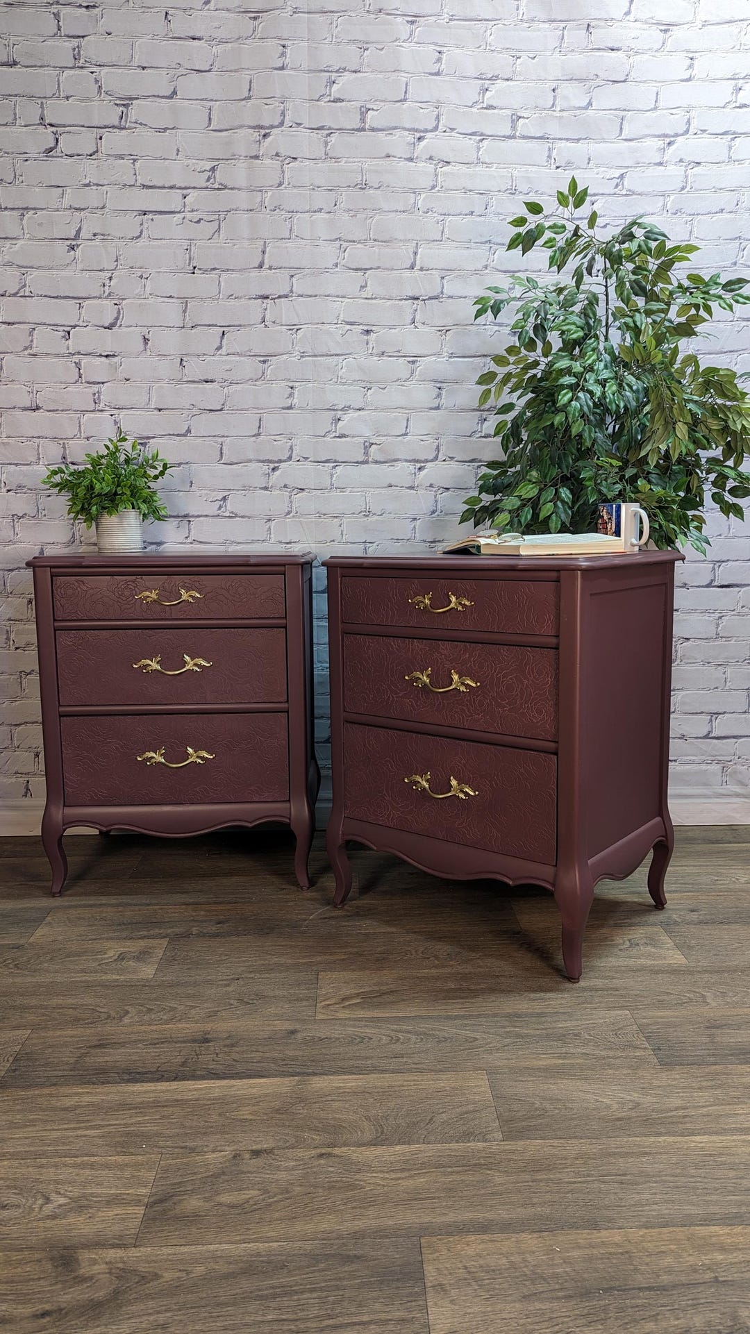Vintage Side Tables / Night Stands - Etsy