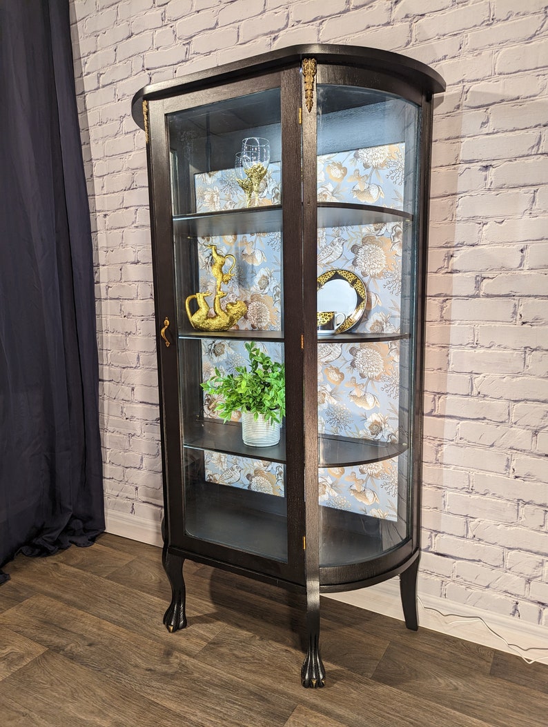 Curved Glass Display Etsy