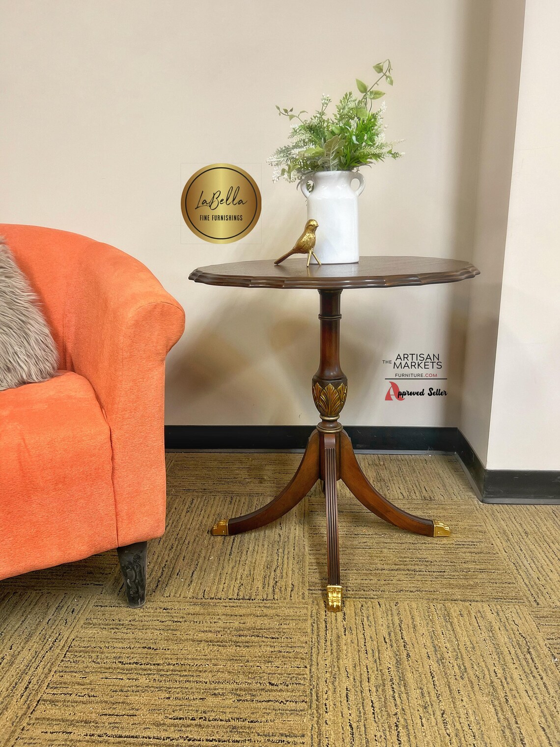 Duncan Phyfe Side Table - Etsy