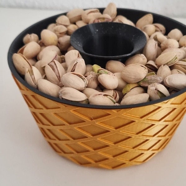 Pistachio bowl including waste bin in the color of your choice