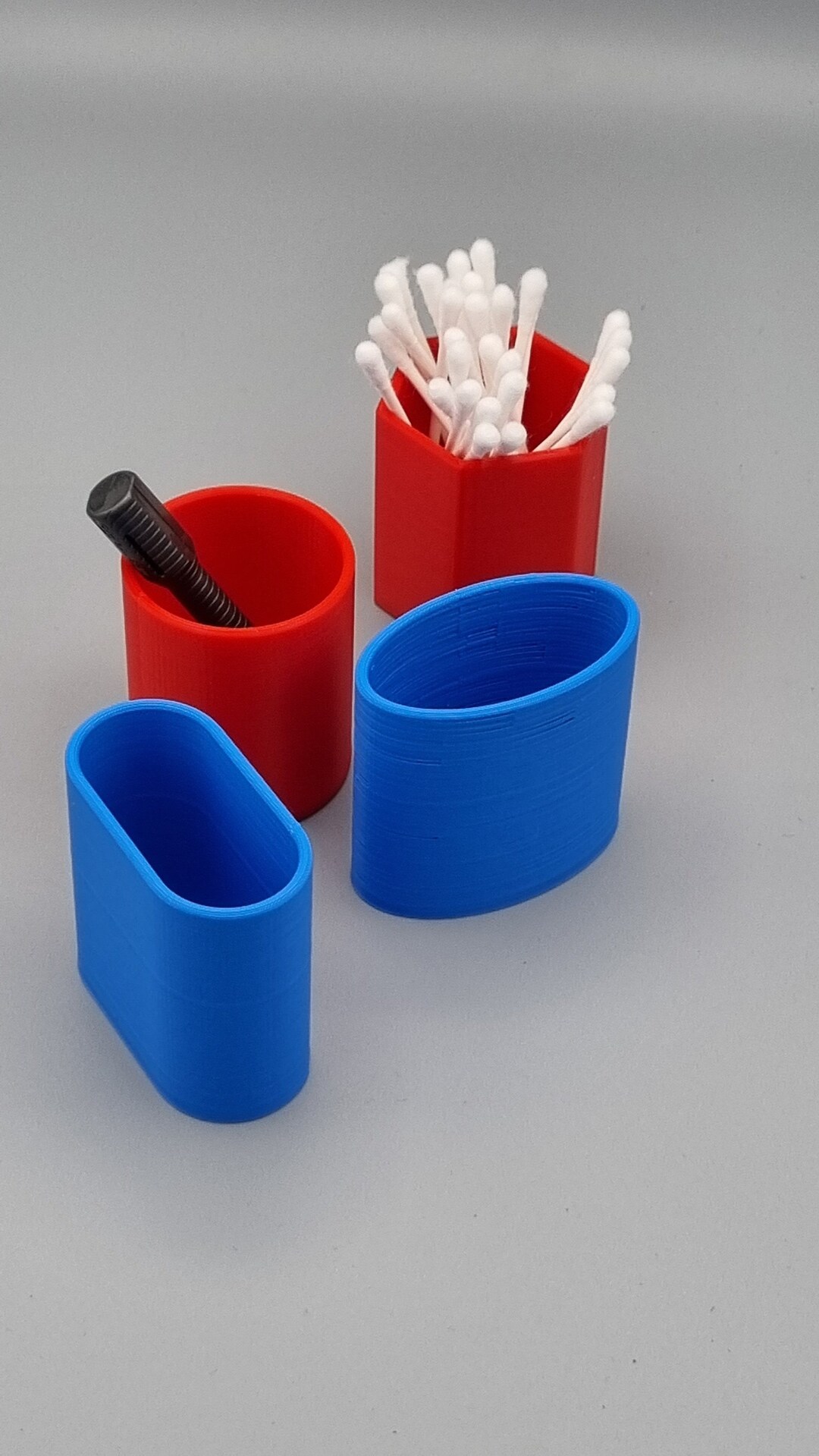 Cotton Bud Holders in Different Shapes and Colors Etsy