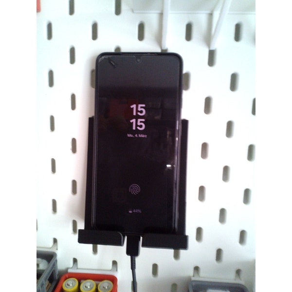 Mobiele telefoon- of tablethouder voor Ikea Skadis - praktische oplossing voor uw werkplek