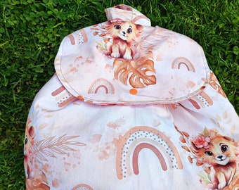 Backpack for baby nursery or nanny