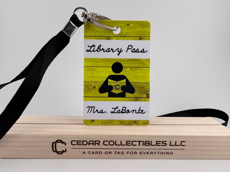 Mrs. Labonte Personalized Teacher Hall Pass Set: Custom Classroom Decor - Etsy