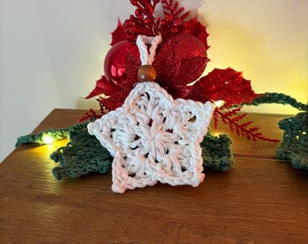 Haakpatroon kerstster ornament | Snel en eenvoudig feestelijk decoratieproject voor beginners