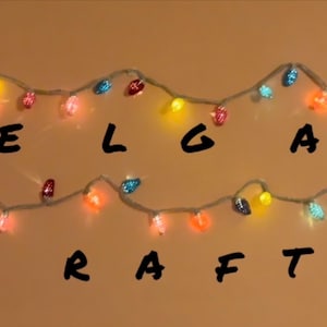 Virkmönster för vintage jullampor | Stranger Things-inspirerade festliga ljus