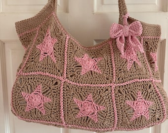 Beginner Crochet Bow Bag Charm Pattern: Christmas Decoration (PDF Pattern)