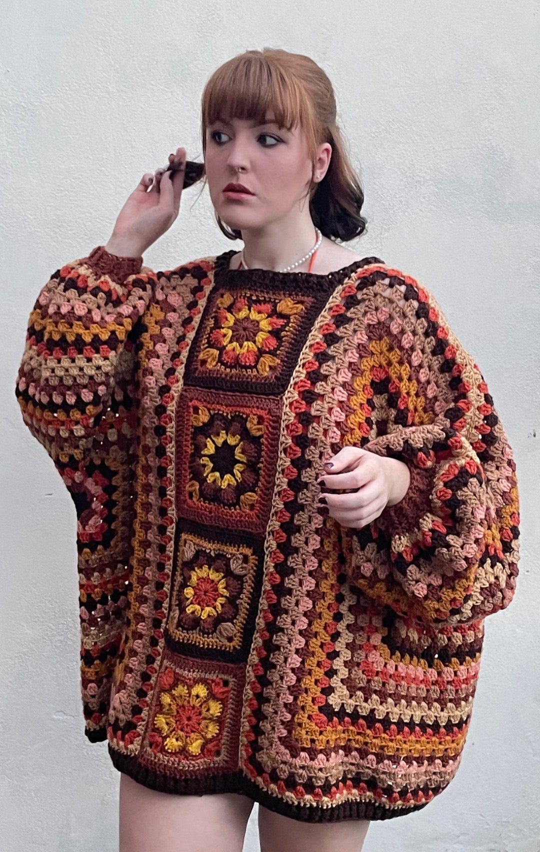 Autumn Vibes Oversized Crochet Jumper Pattern Featuring Beautiful
