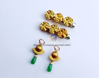 Maomao Cosplay Earrings & Hair Clips - The Apothecary Diaries