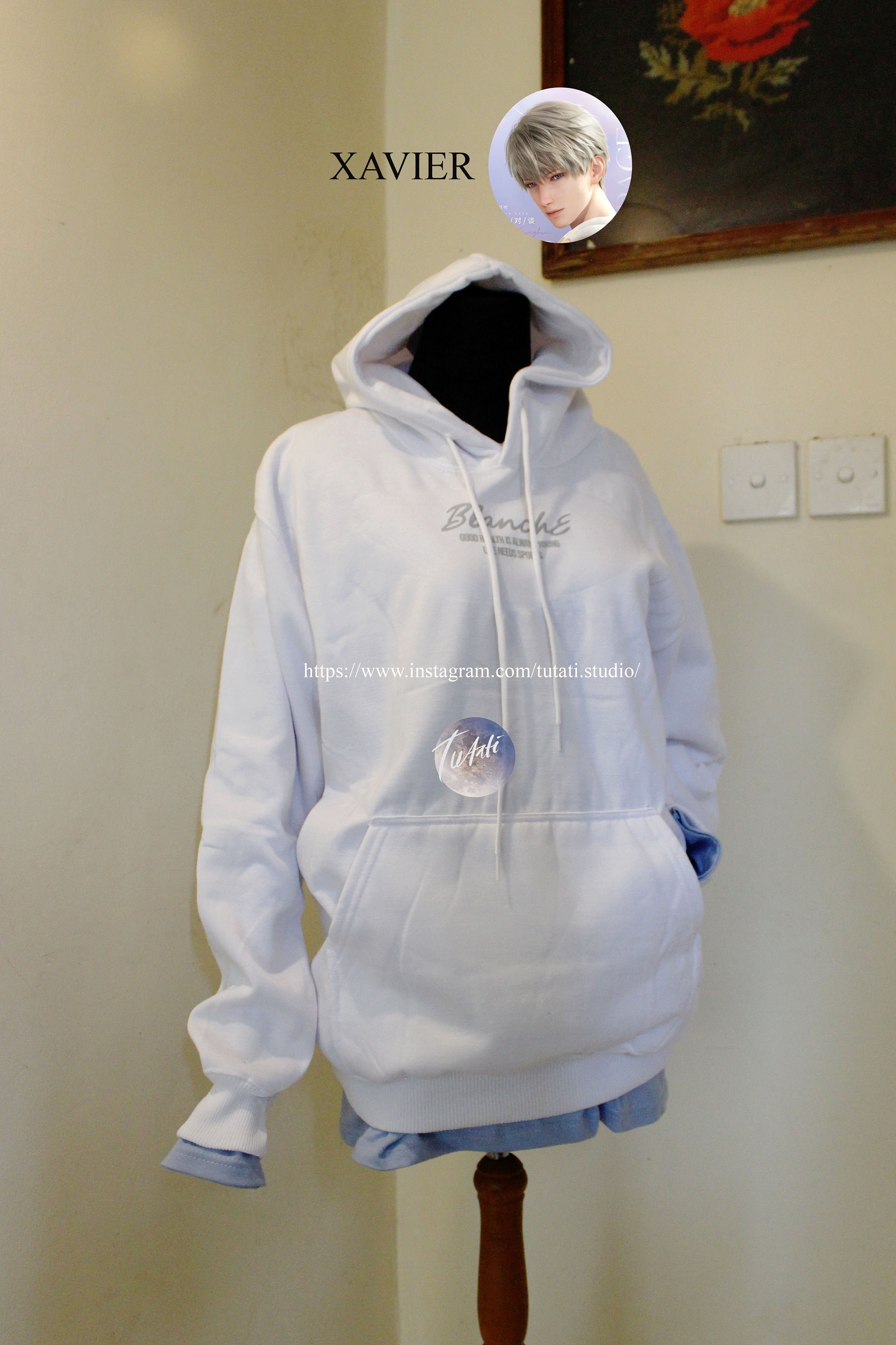 Love & Deepspace - Xavier Cosplay Hoodie With Long Sleeve T-shirt