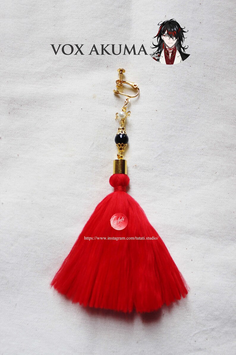 OKEYCH Vox Inspired Earrings - Cartoon Fan Jewelry & Cosplay Merch Gift For Fans - View #6