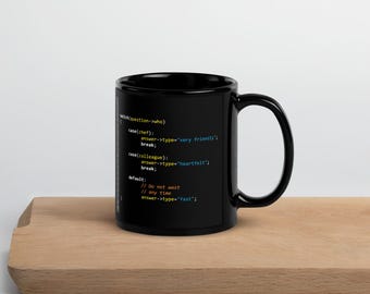 Funny Computer Scientist Mug, Programmer Coffee Mug, IT Nerd Gift for Code Developers, Funny Sayings Mug, C++ Code, Philosophical
