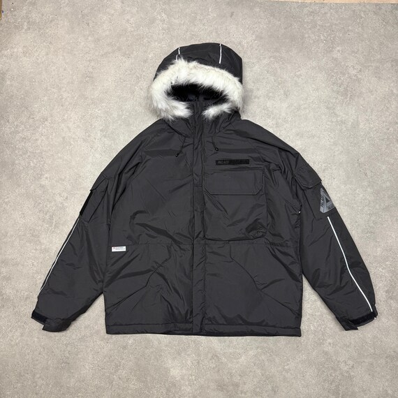 Palace GORE-TEX Arctic Cargo Pcwcs Hooded Jacket Size L Black 