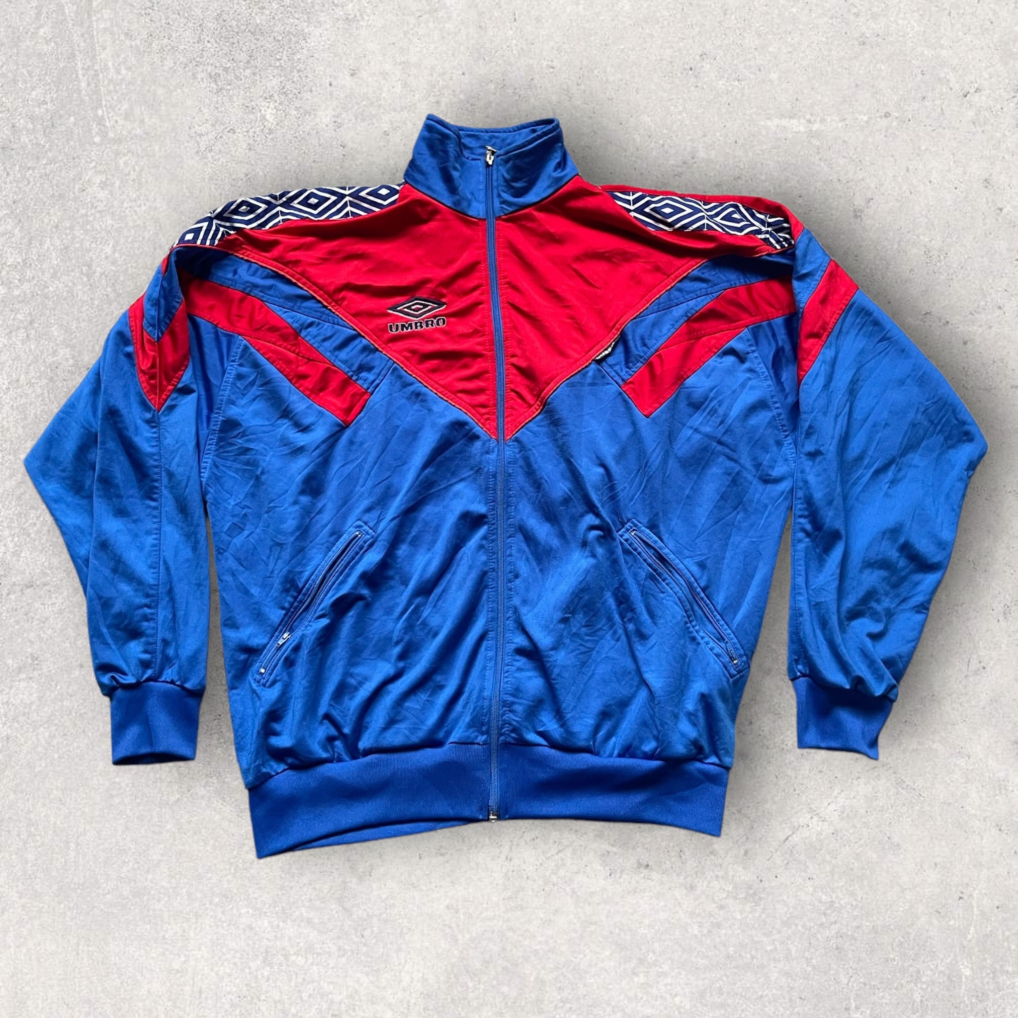 Vintage 90s Navy Umbro Tottenham Hotspur FC Training Jacket - X