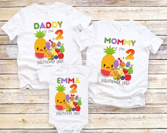 Fruit Family Birthday Boy/Girl Shirt, Fruit Birthday Shirt, Hey Bear Birthday Sensory Birthday Shirt, Twotti Frutti birthday shirt