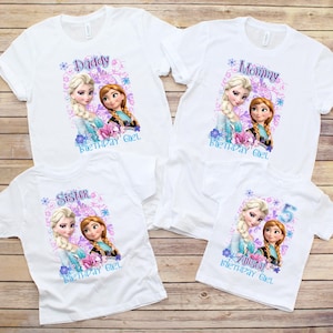 Frozen Birthday Shirts, Princess Birthday T Shirt, Frozen Personalized shirt,  Elsa Birthday Shirts