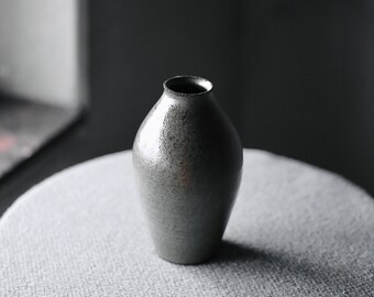Handgemachte Keramik Vase - Vintage Grün