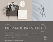 Customizable Brand Identity for Luxury Businesses | Affordable, High-End and Classy Premade Branding ready in 4 days