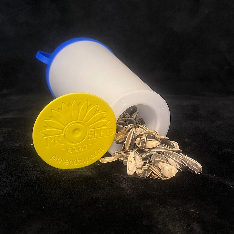 Proseed® Sunflower Seed Spit Cup Has Seed Storage & Shell Disposal in
