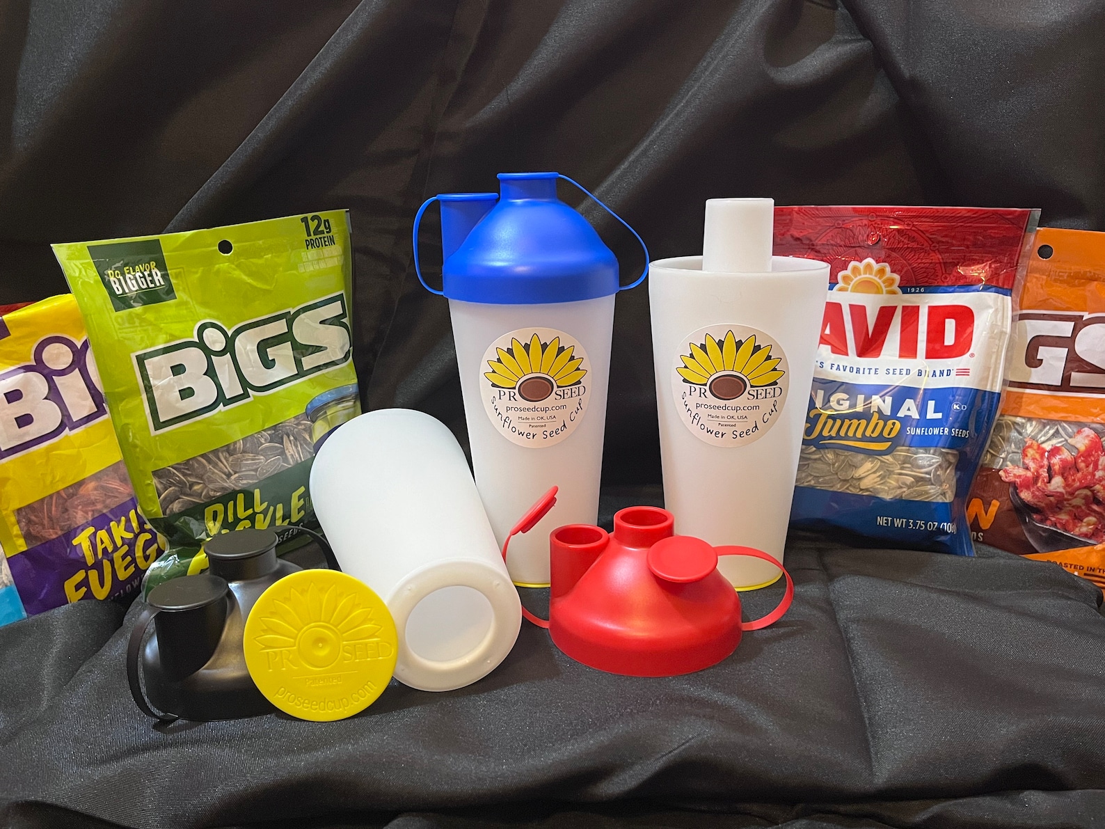 Proseed® Sunflower Seed Spit Cup Has Seed Storage & Shell Disposal in