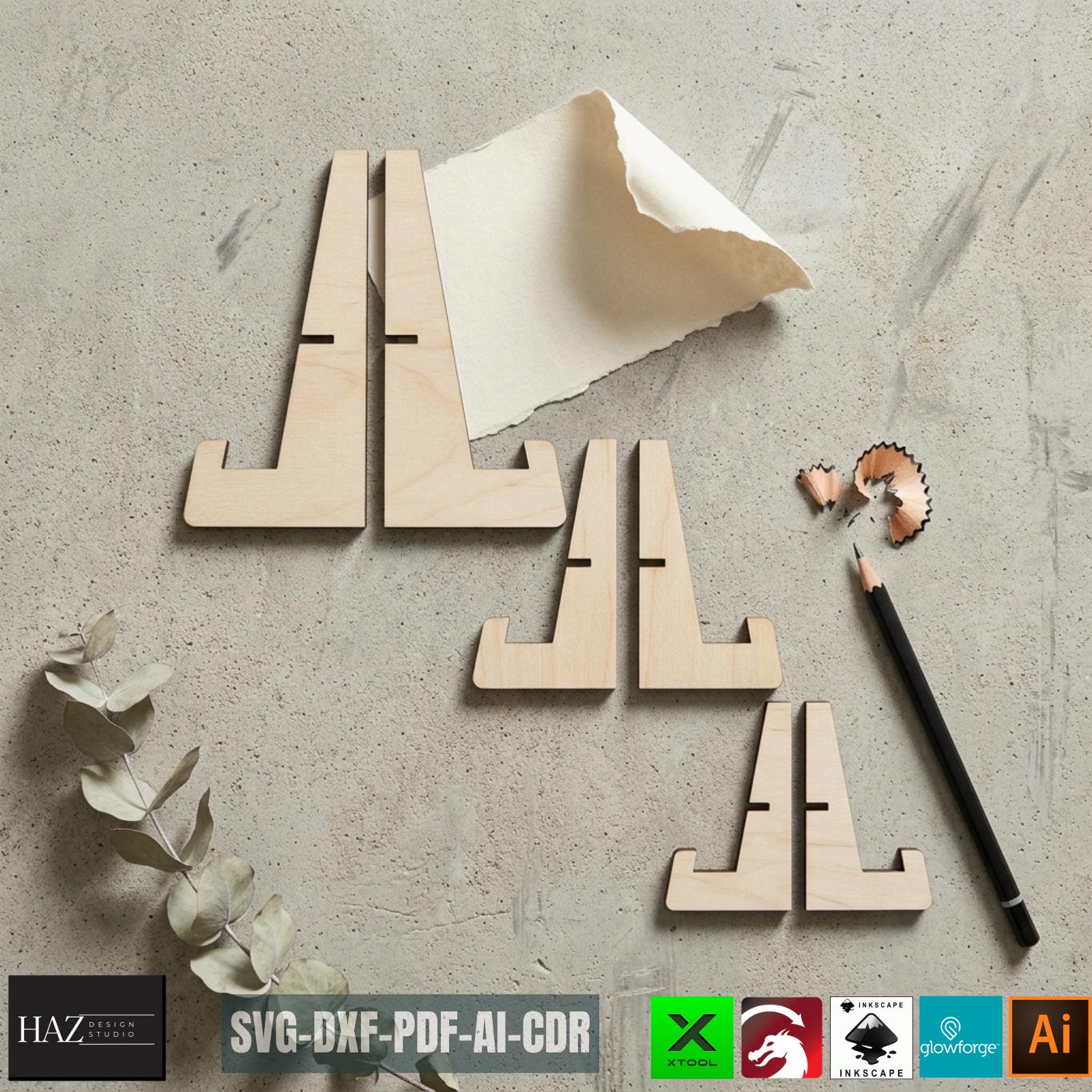 Panel Stand Tample Easel Display Stand Template Plate Holder Art Stands Picture Easel DIY ...