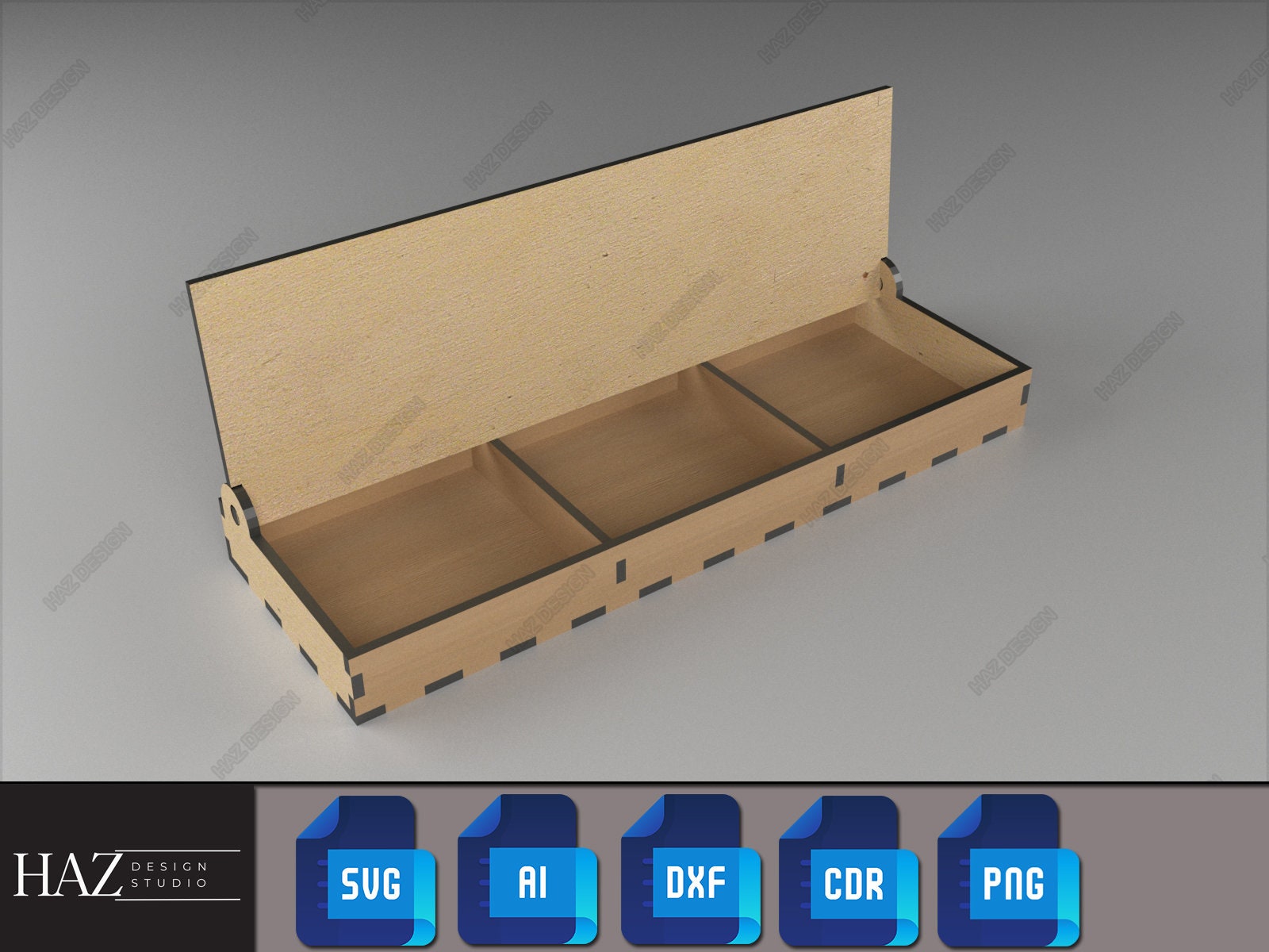 Divided Boxes With Lid - Multipurpose Jewelry and Storage