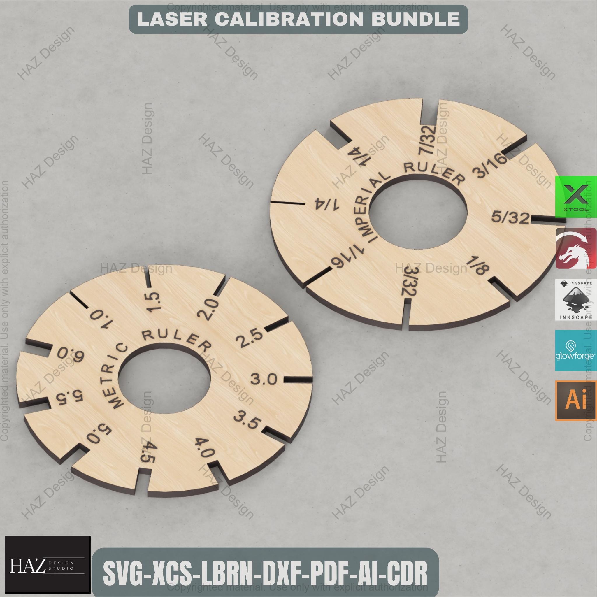 Ultimate Laser Calibration Bundle Kerf, Ramp, Thickness & More CO2 ...