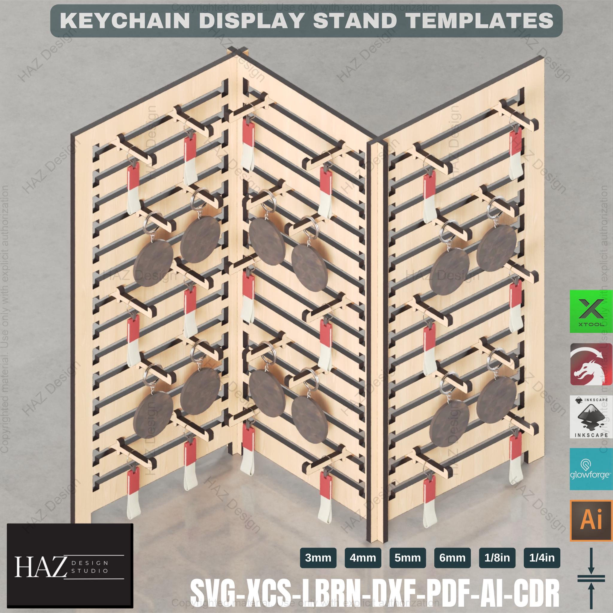 Modular Keychain Keychain Display Stand, Modular Keychain Display Stand,organizer,laser ...