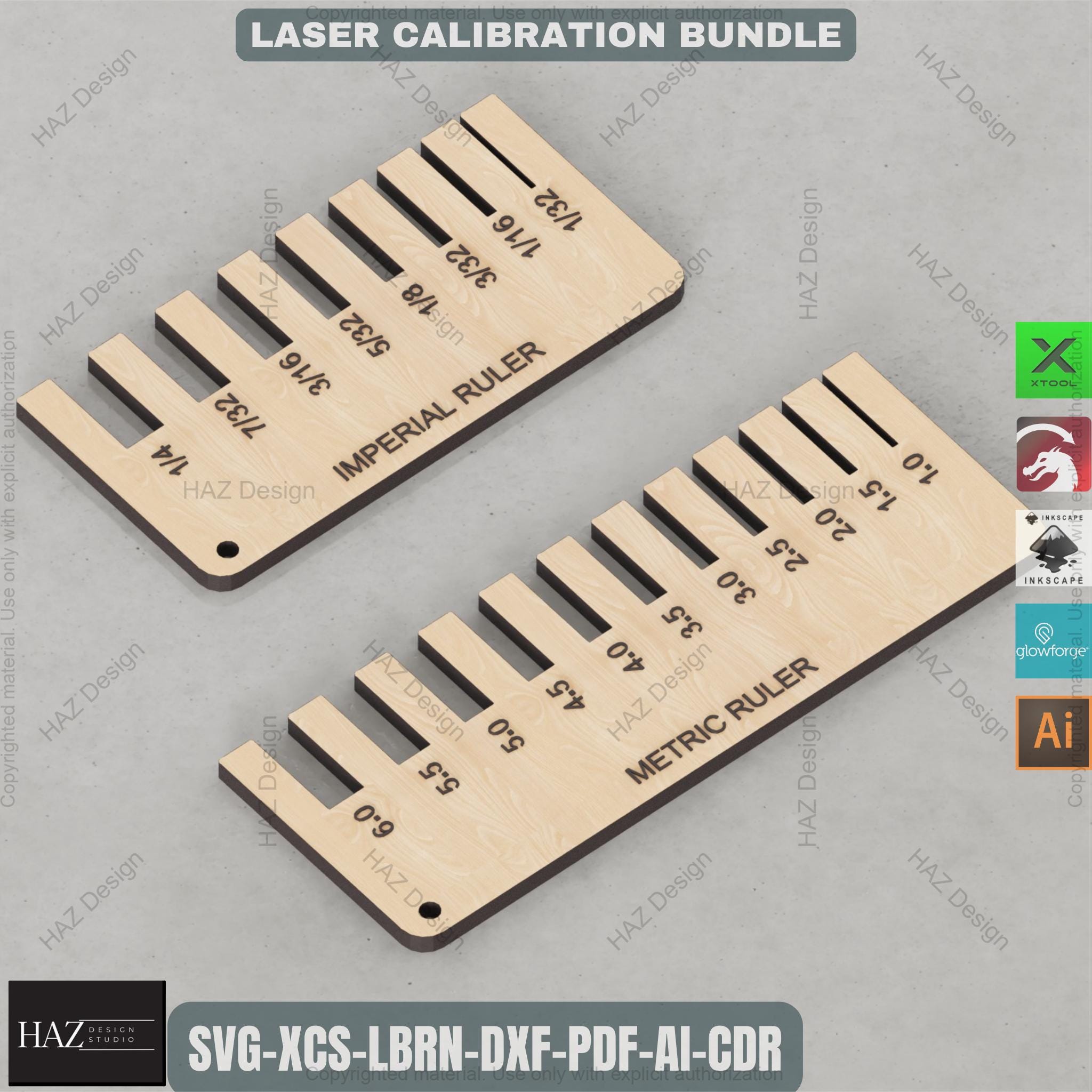 Ultimate Laser Calibration Bundle Kerf, Ramp, Thickness & More CO2 ...