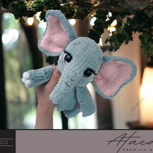 Adorable modèle Amigurumi éléphant au crochet Guide PDF facile à suivre 265 image 3