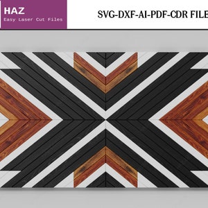 Barn Quilt Patterns / Quilt Blocks Template / Navajo Americana Patchwork SVG DXF Ai CDR 137