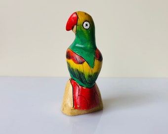 Wantrouwen bodem Bestuurbaar Houten papegaai - Etsy België