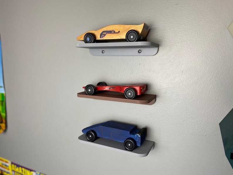 Pinewood Derby Car Display Shelf cub Scouts Etsy