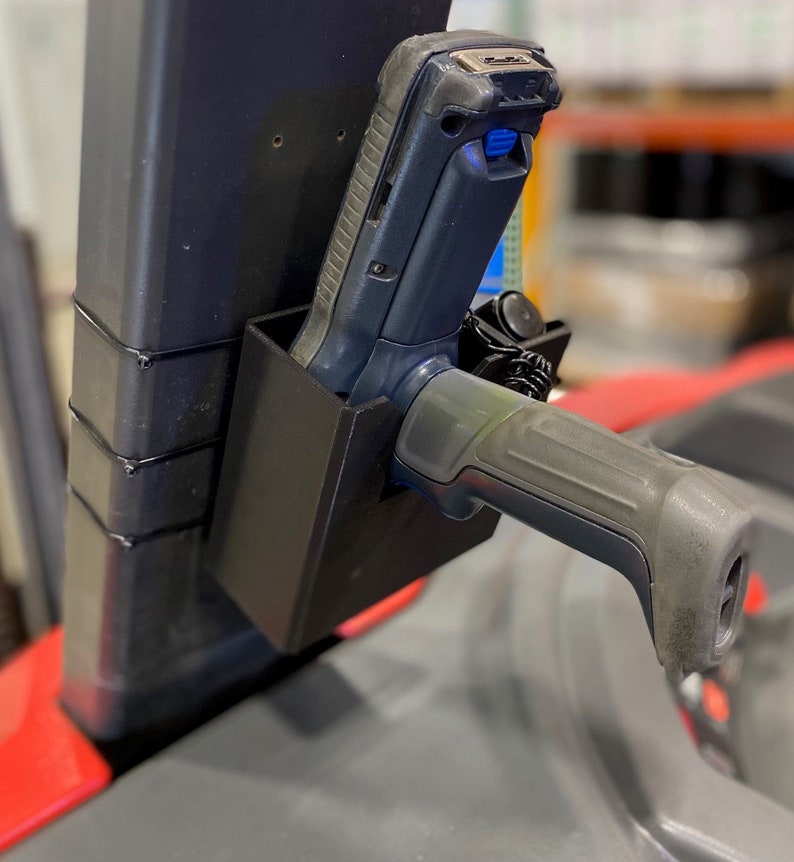 Forklift Handheld Scanner Mount V2 Etsy