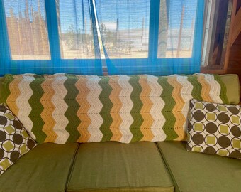 Vintage Hand Crocheted Blanket