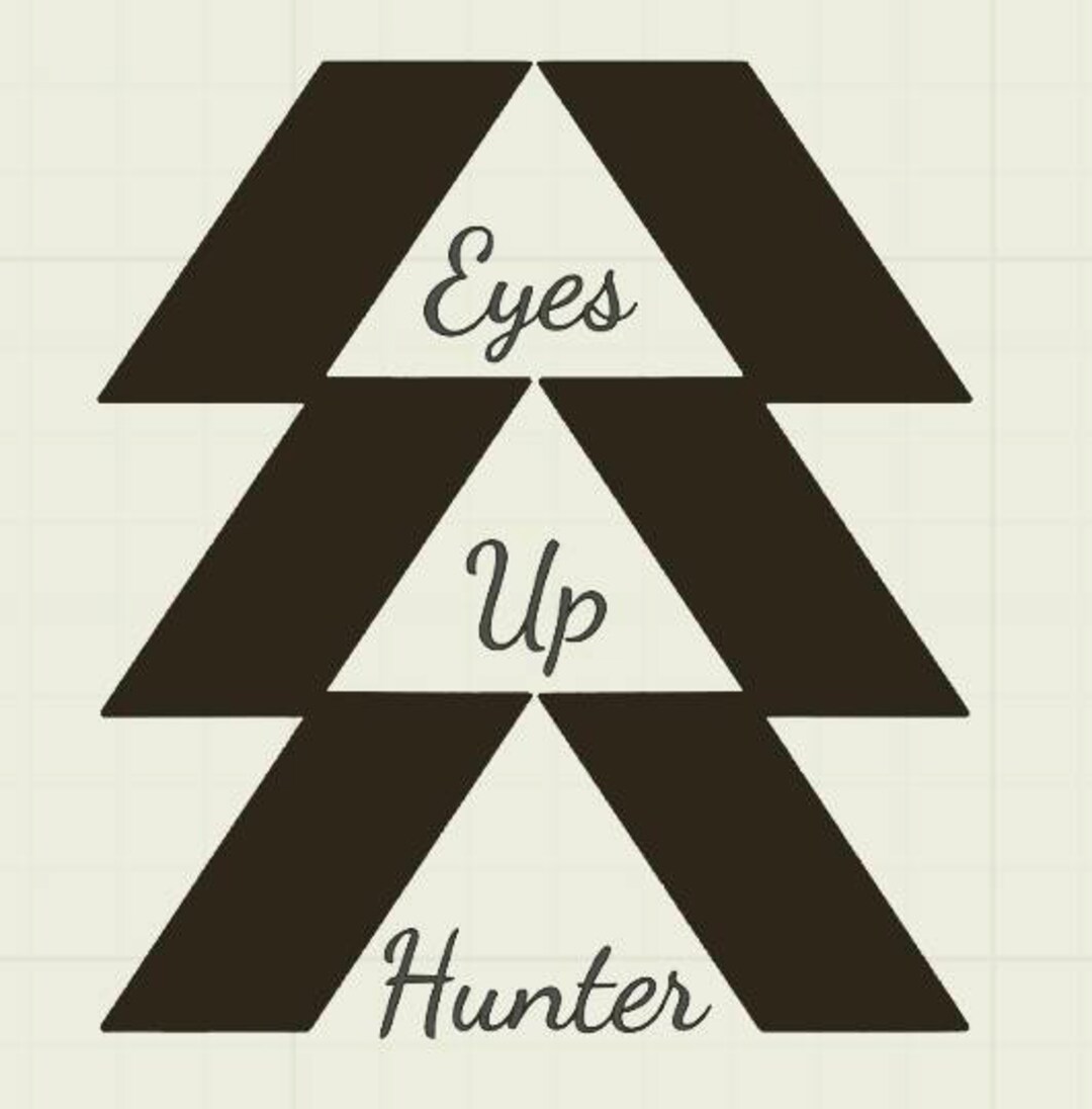 Hunter Eyes up Guardian Vinyl Decal Etsy