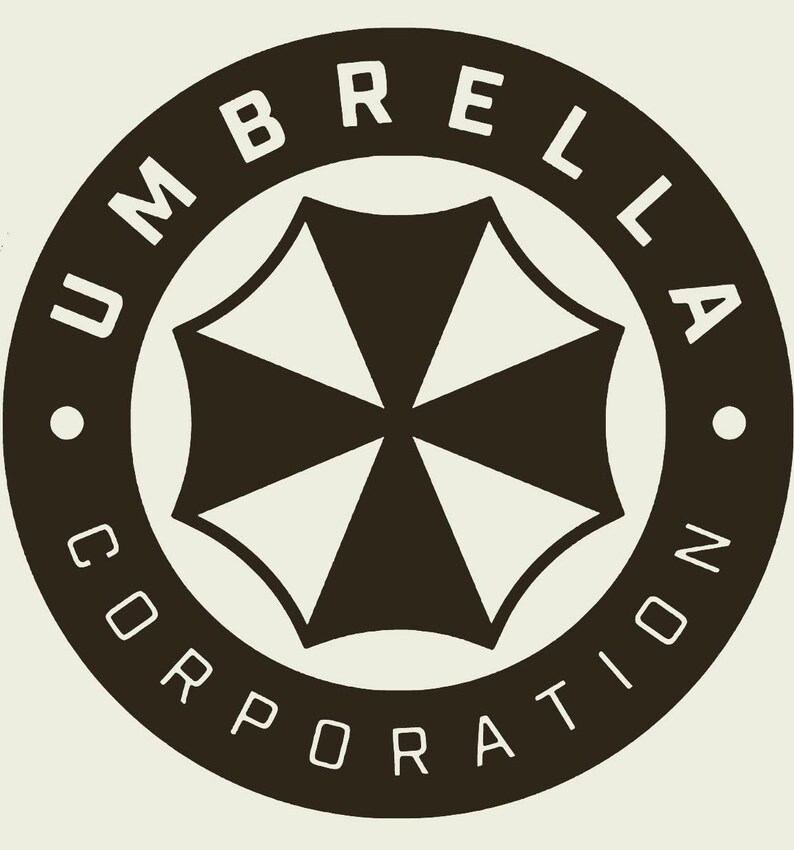 Resident Evil Umbrella Corp Vinyl Decal Etsy