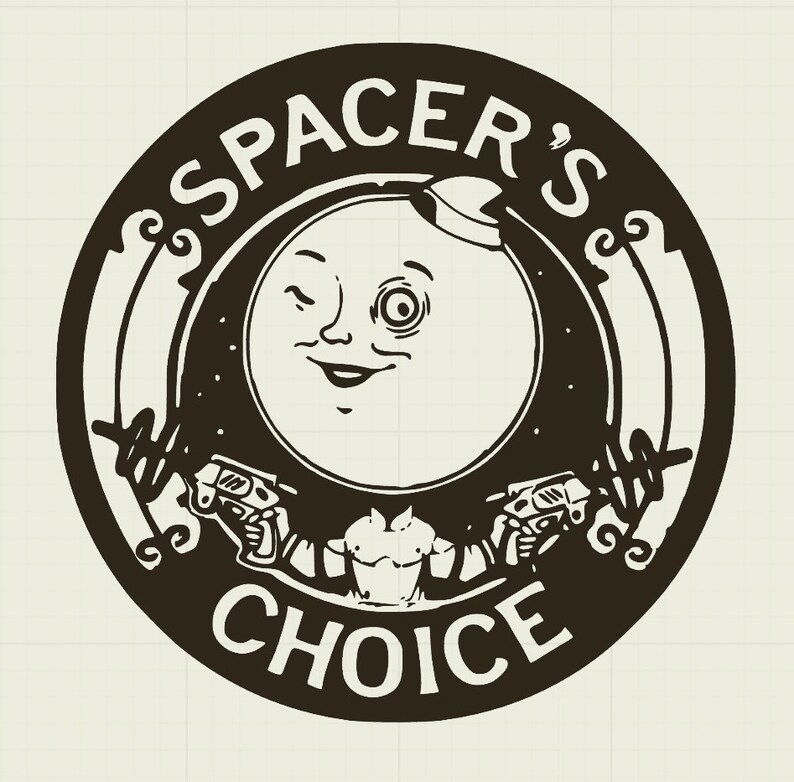 Outer World Spacers Choice Logo Vinyl Decal Etsy